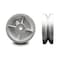 Service Caster SCC -5" Semi Steel Cast Iron V-Groove Wheel Only w/Roller Bearing- 1100 lbs Cpty SCC-VGR520 - alternate 1